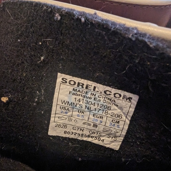 Sorel Winter Boots size 7.5 - Picture 2 of 4